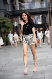 【精选街拍】Vol.3268 水墨风短裤 [86P-1.45GB]